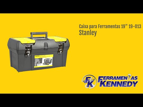 Caixa de Ferramentas com Fecho Metálico 19" 19-013 Stanley - Vídeo explicativo