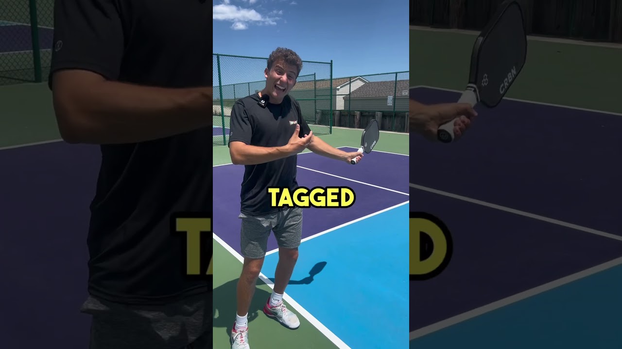 How to Hit an ERNE (Footwork + Setup) 🥇🎯 #pickleball #pickleballtips #shorts