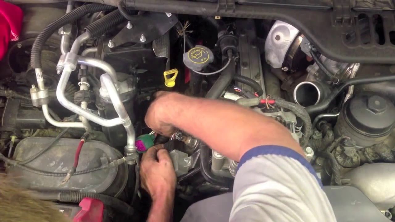 Glow plug removal on a 6.0 Ford powerstroke Diesel - YouTube 2004 ford f 350 wiring schematic 