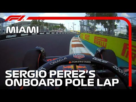 Sergio Perez's Pole Lap | 2023 Miami Grand Prix | Pirelli