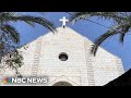 Palestinian Christians attend Easter Mass in Gaza City