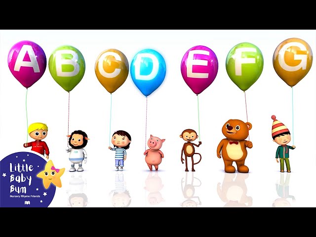 ABC Song | Zed Version | Balloon Song | Original Song by LittleBabyBum! | ABCs and 123s