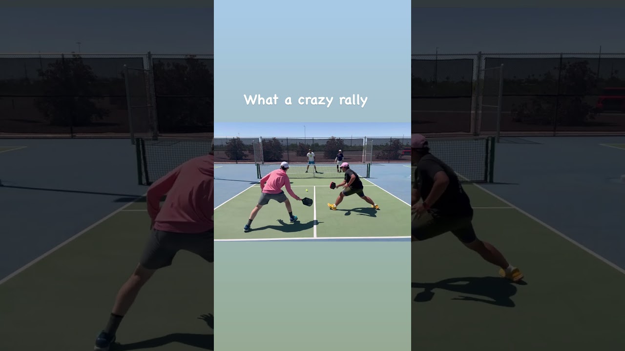 What a crazy Rally #pickleball #Highlights #Sports #Fun #Action