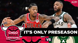 Matas Buzelis proved he's fearless in Chicago Bulls Preseason loss vs Bucks | CHGO Bulls Podcast