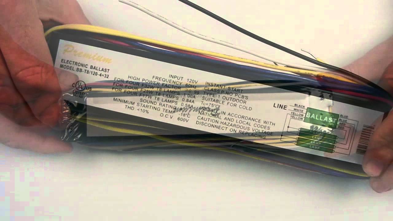 T Fluorescent Light Ballast Wiring Diagram