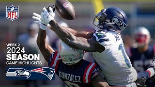 Seattle Seahawks vs. New England Patriots Game Highlights | NFL 2024 Week 2