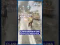 Second Day Of Violent Clashes In Lima As Police Use Tear Gas To Disperse Rioting Youths  - 01:13 min - News - Video