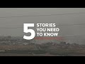 Israel, Hamas agree first truce, 50 hostages to be freed, and more - Five stories you need to know  - 01:17 min - News - Video