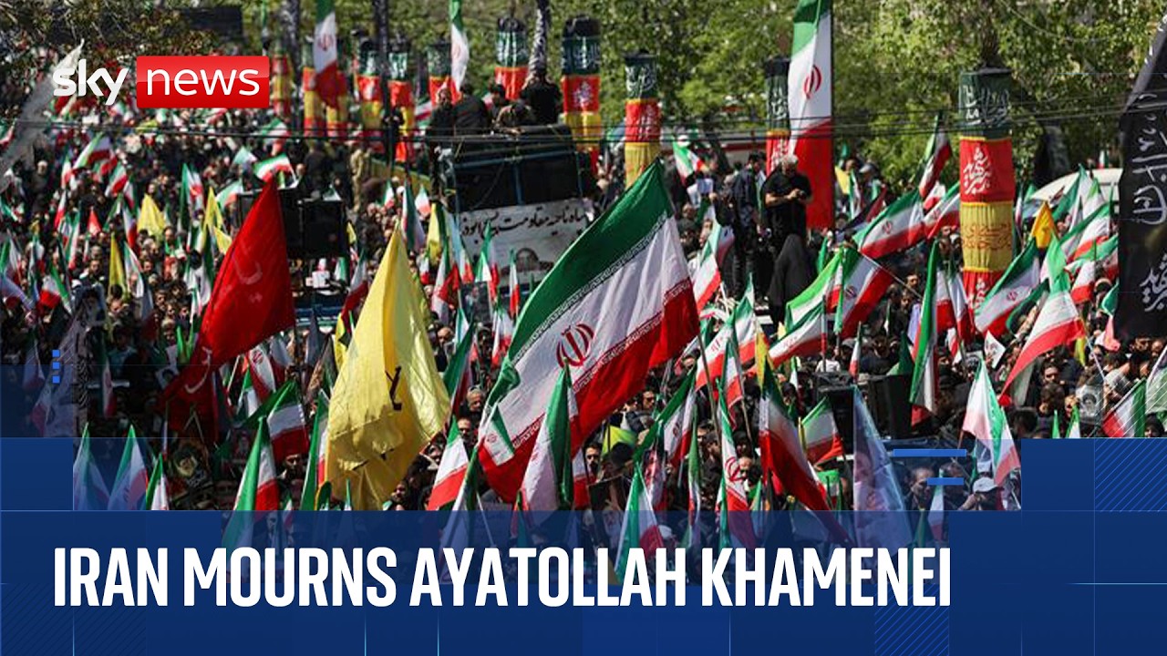 Iran holds mourning ceremony for Supreme Leader Ayatollah Khamenei