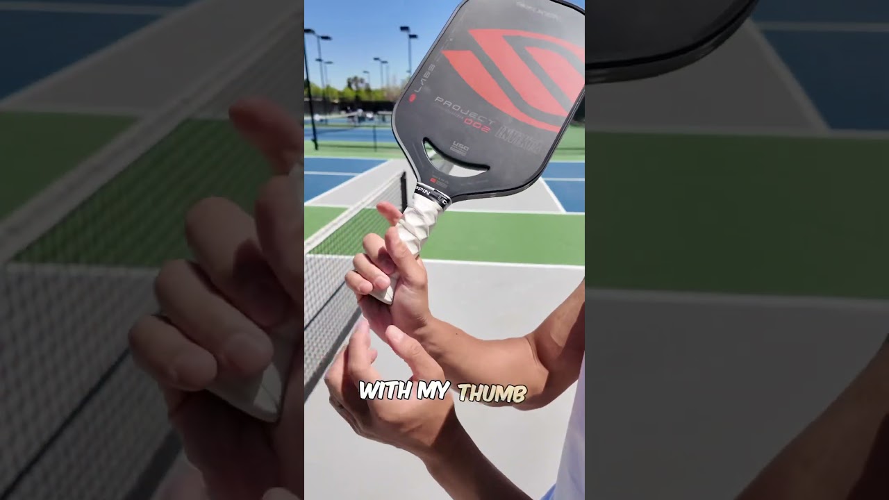 How I hold my paddle