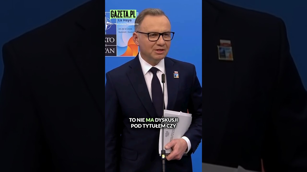 Andrzej Duda na szczycie NATO #shorts