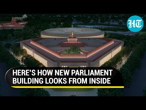 Modi govt shares inside pics of India’s new Parliament