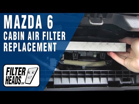 MAZDA 6 II Phase 2 - Cabin Air Filter Replacement