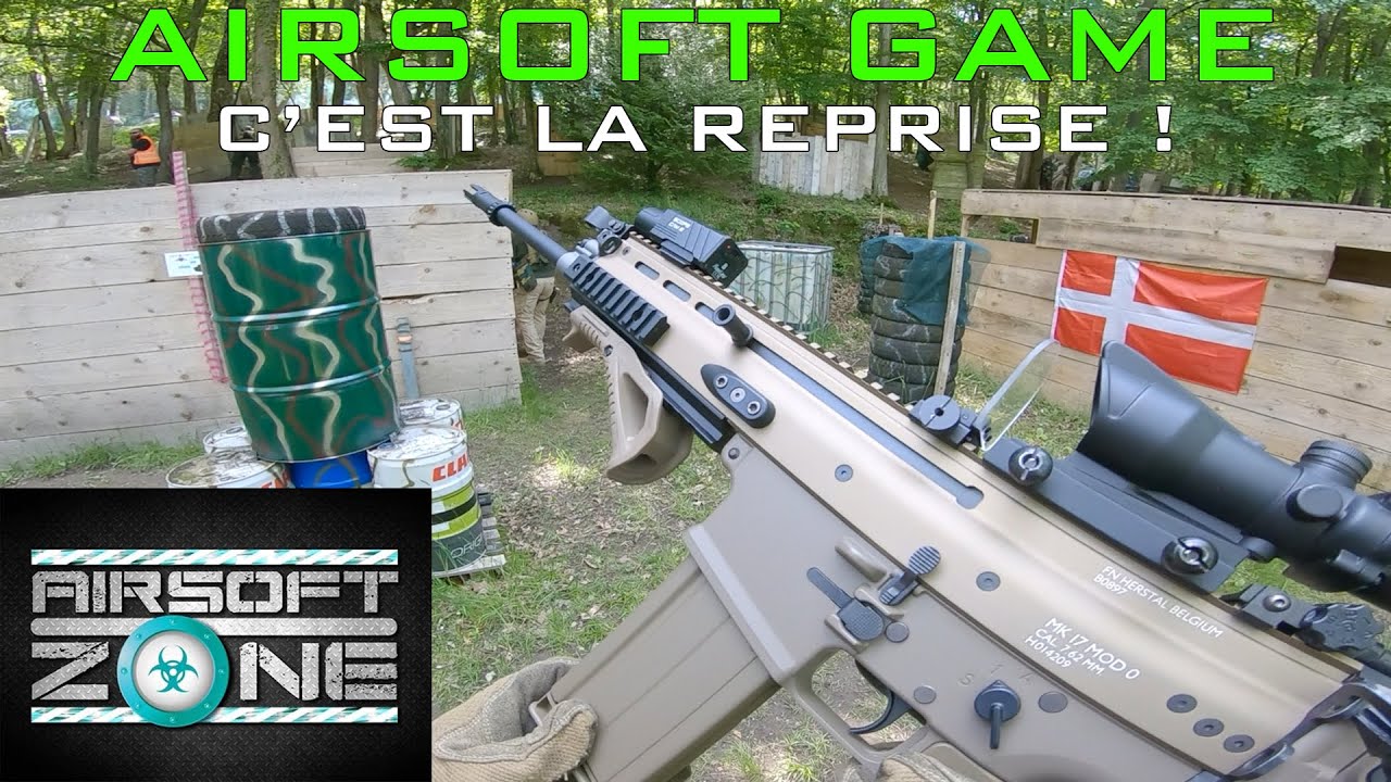 Airsoft Game #10 C'est la reprise ! SCAR H Tokyo Marui & HK416D (Airsoft Zone Clécy)