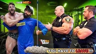 ELITE Fitness Warrior ANATOLY Lifts 50KG Mop in the Gym… Everyone Was Shocked! 😱💪🧹