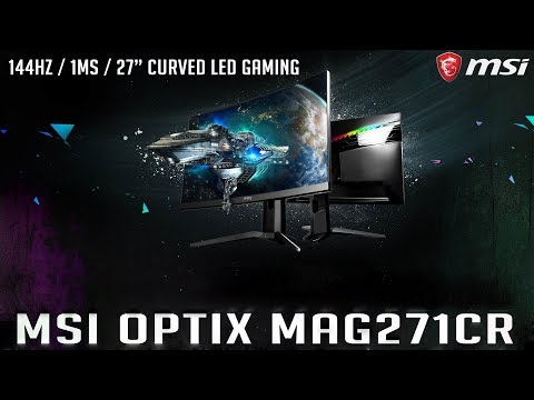 video MSI Optix MAG271CR 27″ Curved Monitör