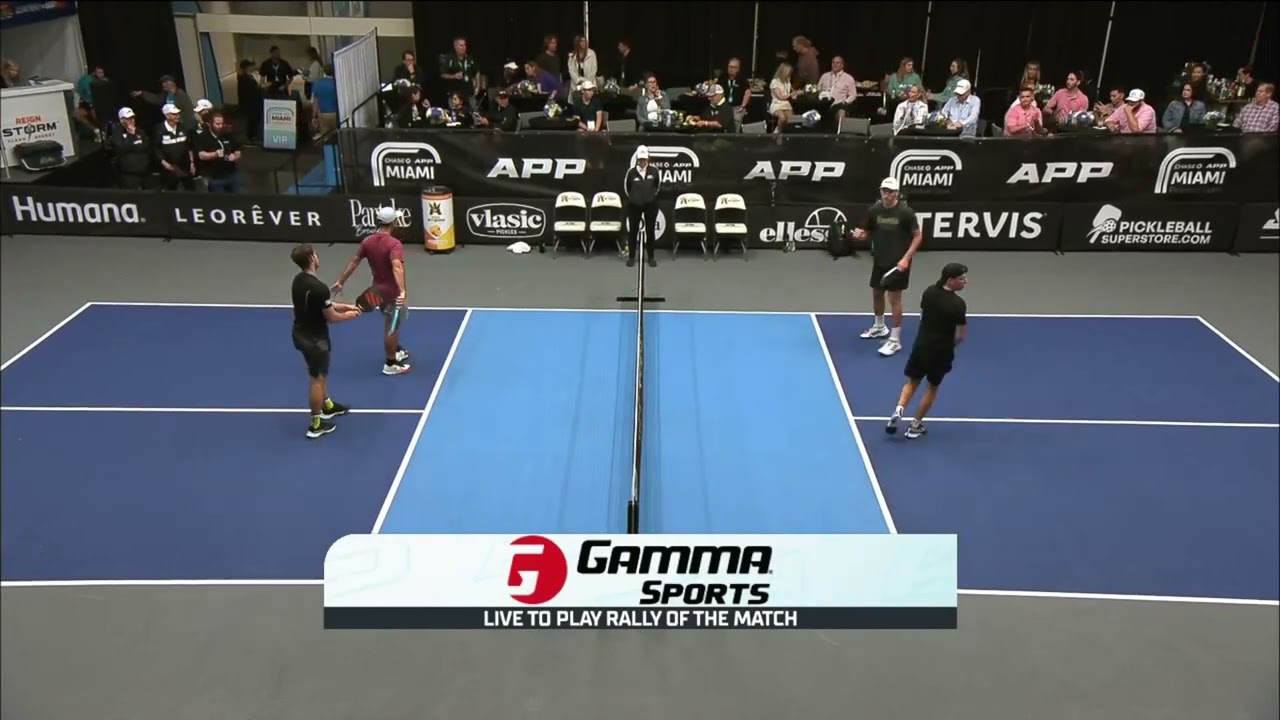 Gamma Live to Play Rally of the Match I Miami I APP Tour