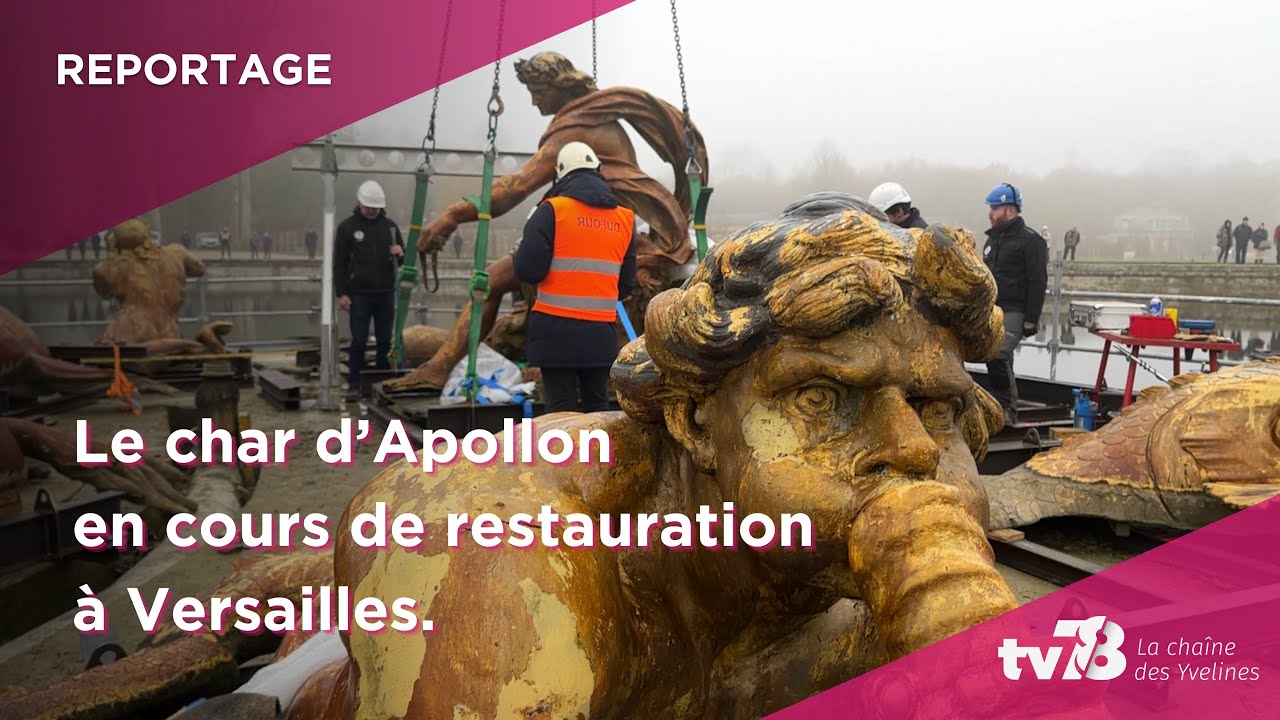 Yvelines | Le char d’Apollon est en cours de restauration au domaine de Versailles