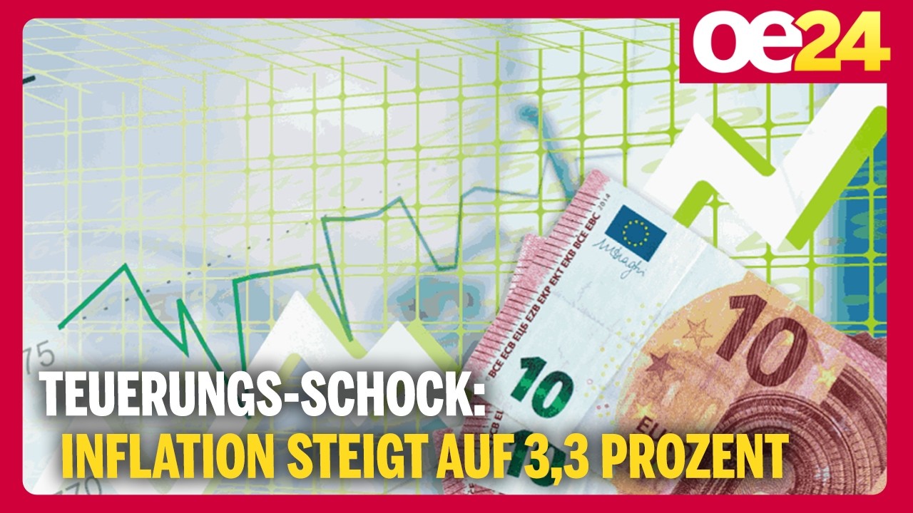 Teuerungs-Schock: Inflation steigt auf 3,3 Prozent