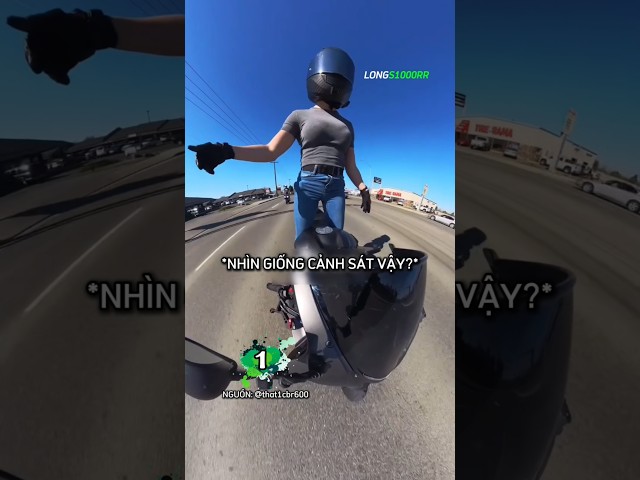 Những khoảnh khắc hài hước nhất của Biker khi gặp Cảnh Sát 2 🚔 😂 #shorts