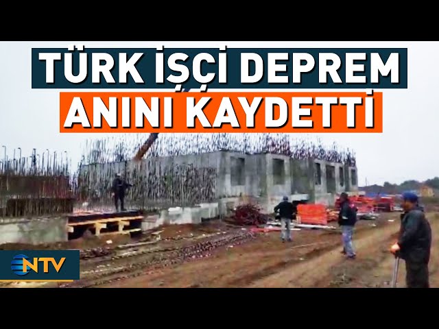 8.8 Şiddetindeki Deprem Anını Türk İşçi Böyle Görüntüledi | NTV