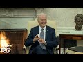 WATCH: Biden speaks during meeting with Congressional leaders on budgets, aid to Ukraine and Israel