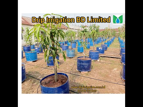video 45 plants drip irrigation package