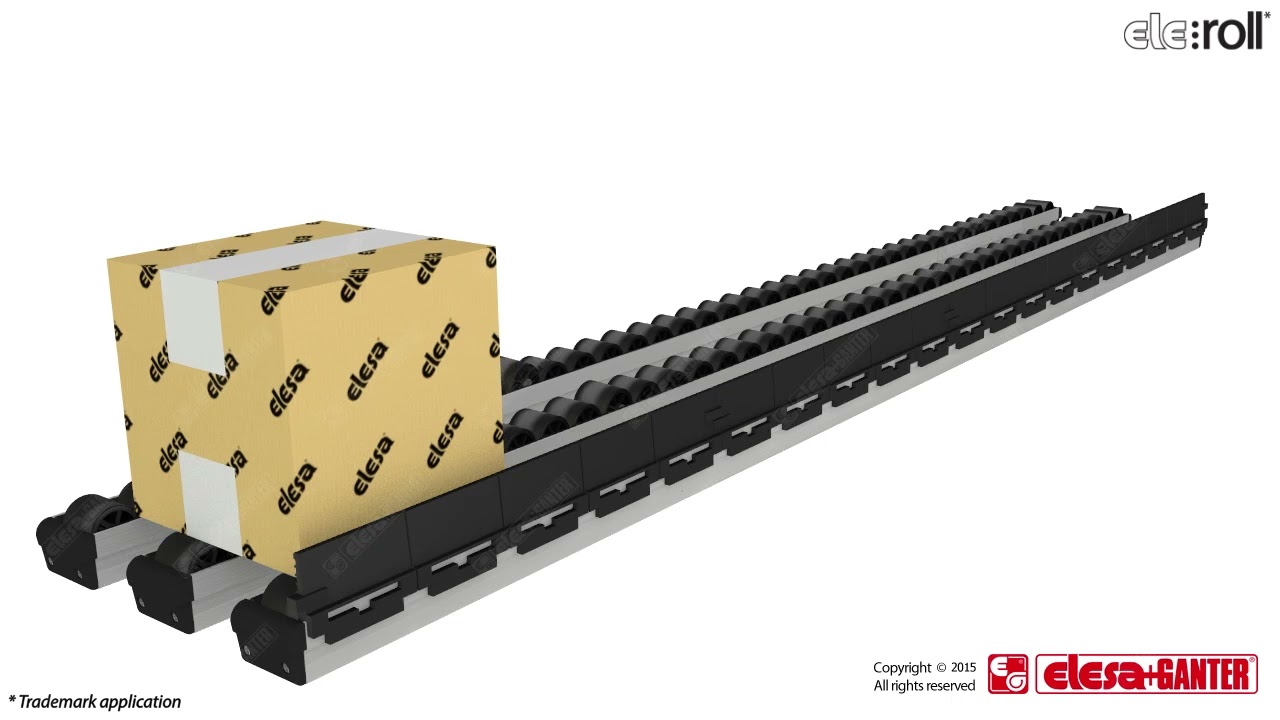 Elemente cu role pentru bandă de rulare ELEROLL (accesorii) video