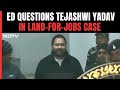 RJD Leader Tejashwi Yadav Questioned For 8 Hours In Land-For-Jobs Case