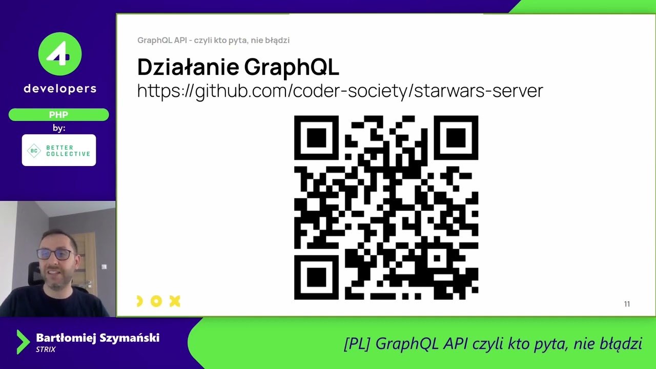 4Developers 2022: GraphQL API czyli kto pyta, nie błądzi - Bartłomiej Szymański