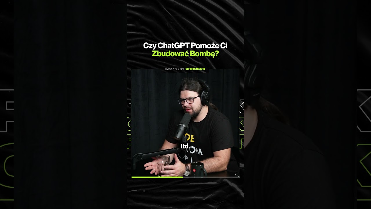 Czy ChatGPT Pomoże Ci Zbudować Bombę? – ft. @MateuszChrobok