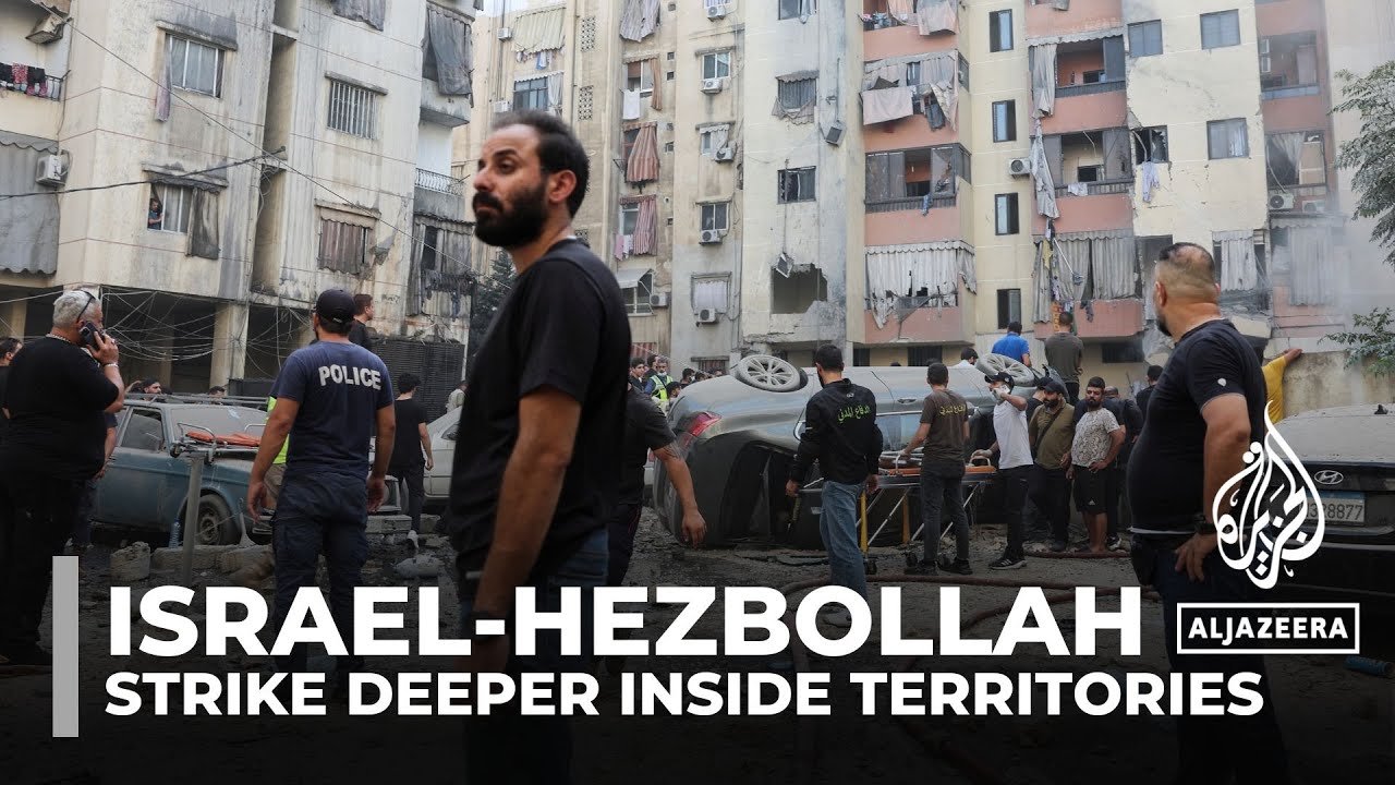 Israeli air attack on Beirut kills 12 as cross-border fire intensifies