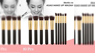 Pratinjau video produk Biutte.co Kuas Make Up Wajah Face Make Up Brush Set - MAG51