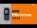 Распаковка сотового телефона Micromax X412 / Unboxing Micromax X412