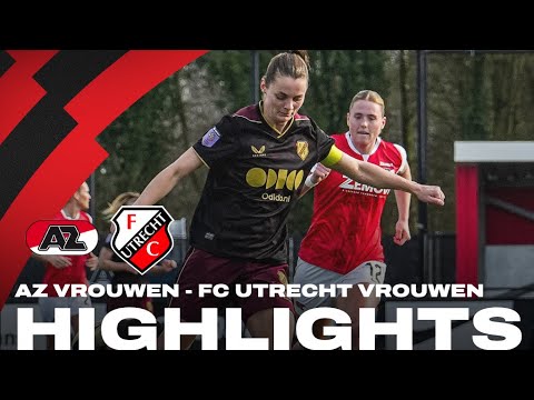 AZ Vrouwen - FC Utrecht Vrouwen | HIGHLIGHTS