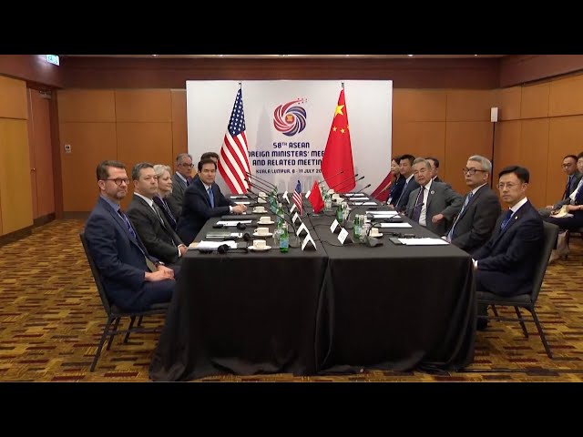 China's foreign minister Wang Yi meets Rubio in Malaysia