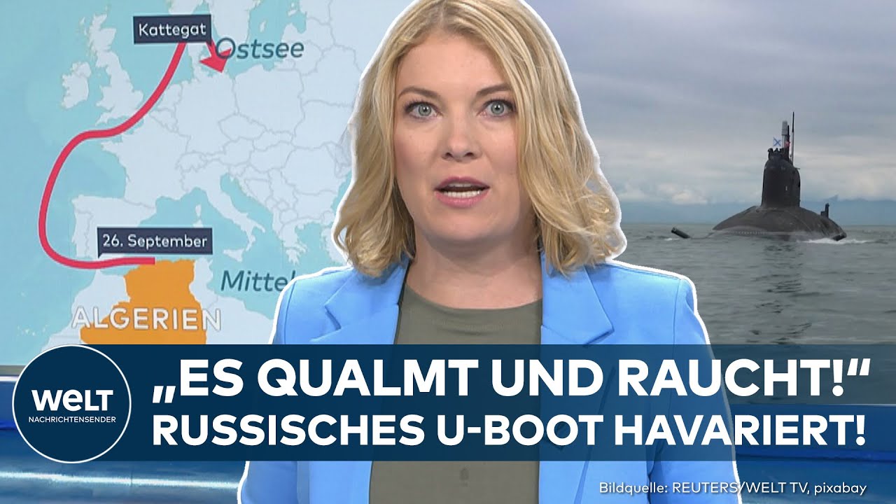 OSTSEE: Blamage für Putin! Russisches U-Boot kann nicht mehr tauchen!