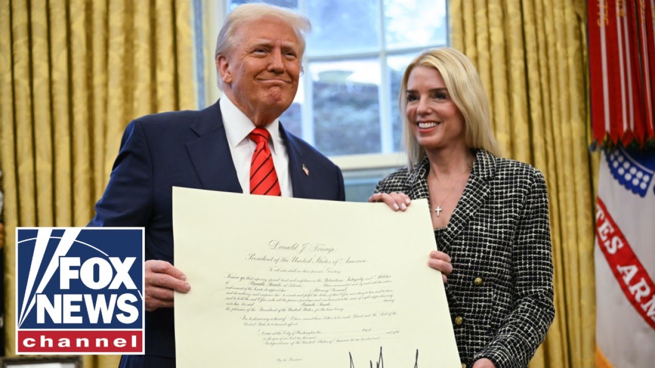 BREAKING: Pam Bondi sworn in as attorney general