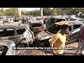 Delhi Fire | Several Cars Gutted In Delhi As Fire Breaks Out At A Parking Lot In Madhu Vihar Area  - 02:32 min - News - Video