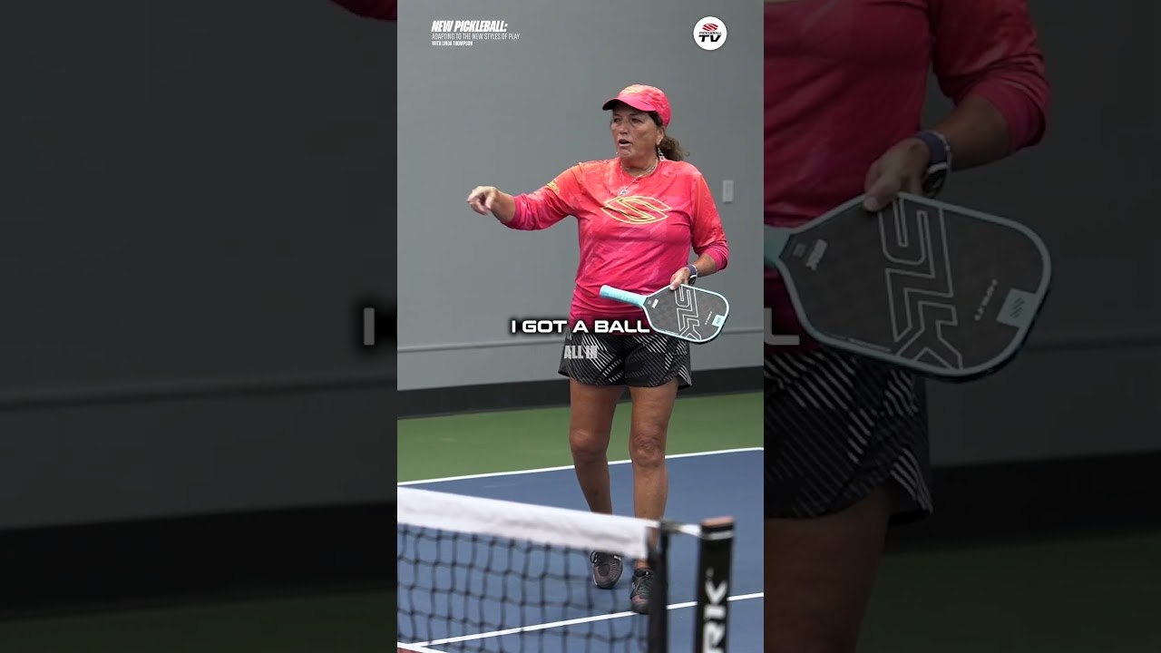 Pickleball coach Linda Thompson will teach you how to hit with a purpose 🫡 #pickleball