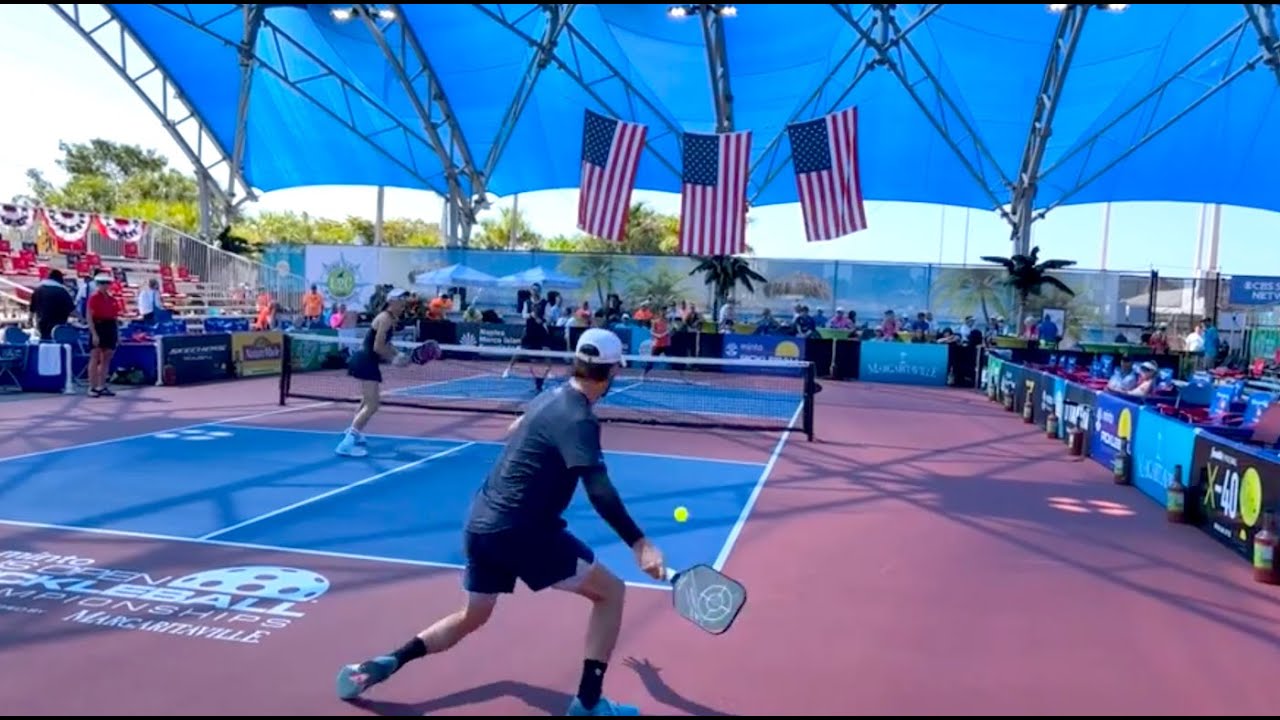 US Open Pickleball Championships - Quarterfinal DeHeart/Oshiro v Todd/Johnson
