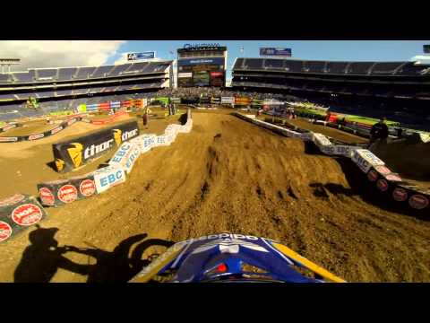 GoPro HD: Cole Seely Practice Lap 2013 Monster Energy Supercross From San Diego, CA 