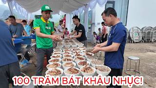 Cách làm món đặc sản khau nhục đám cỗ khủng 100 mâm của người nùng lạng sơn