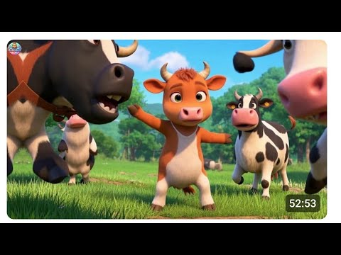 The Cow Named Lola 🐄🌼 | Fun Farm Adventure & Learning Song for Kids