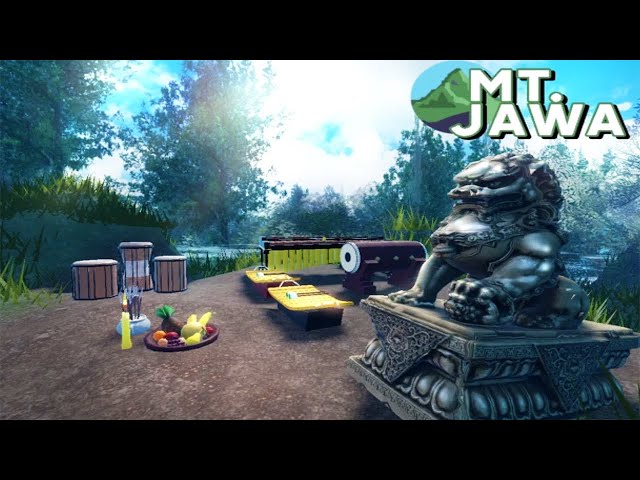 AKU BERANIKAN DIRI MENDAKI GUNUNG JAWA YANG LEGENDARIS DI ROBLOX.... Mount Jawa