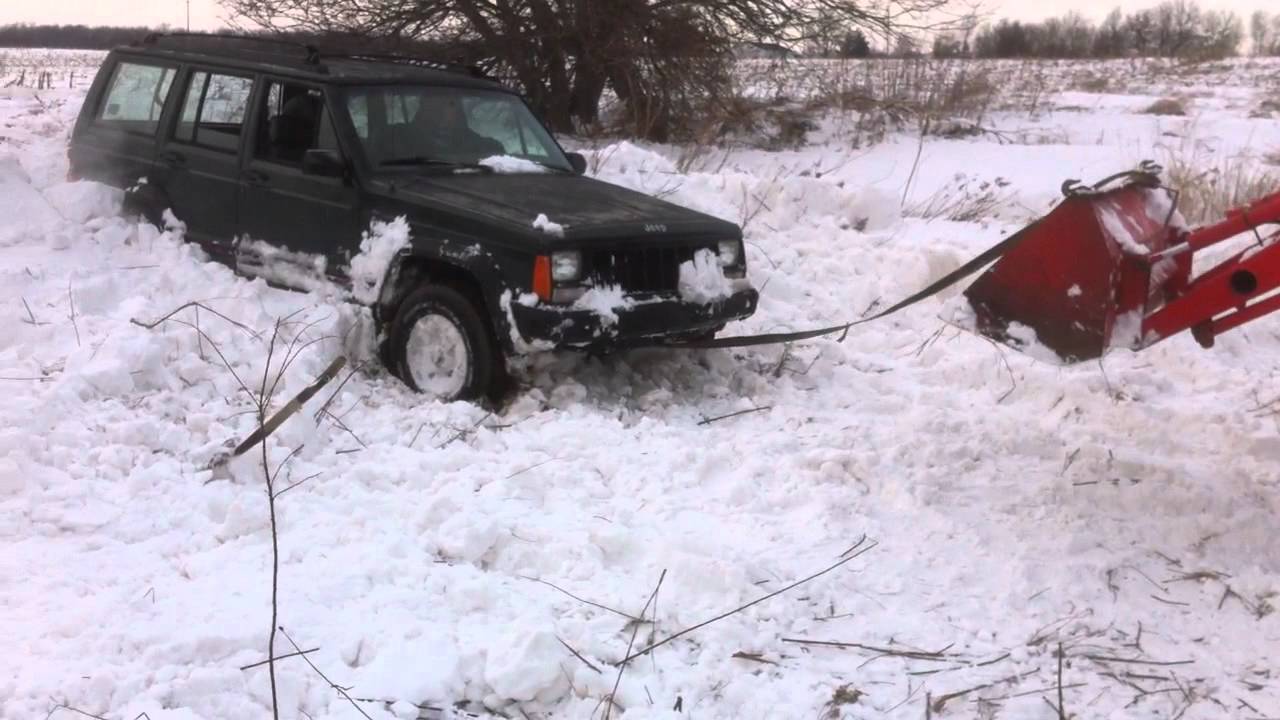 Jeep stuck in snow #5