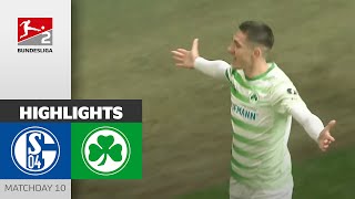 Fürth Shoots Frustration From The Soul | FC Schalke 04-SpVgg Greuther Fürth 3-4 | Highlights | BL 2