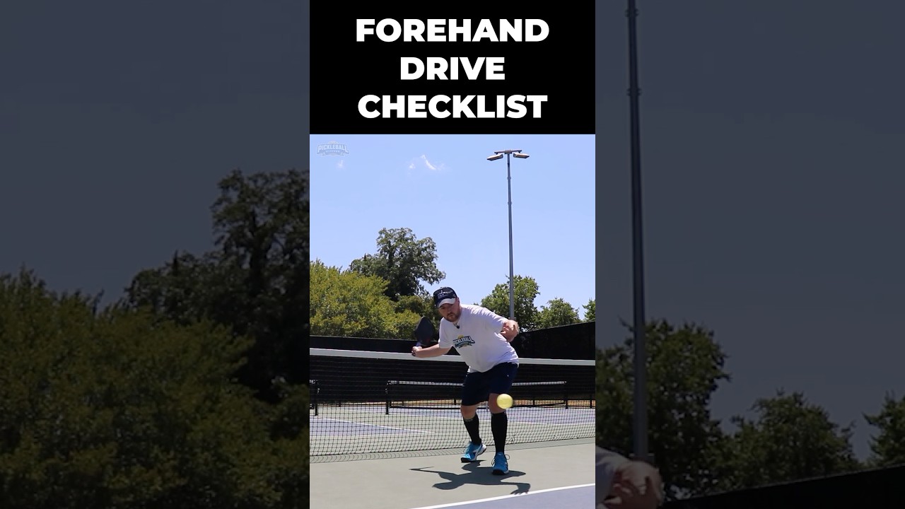 Do you have this forehand drive checklist?