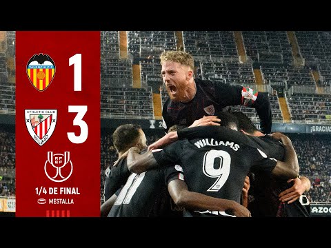 HIGHLIGHTS | Copa 2022/23 Quarter-final | Valencia CF 1-3 Athletic Club