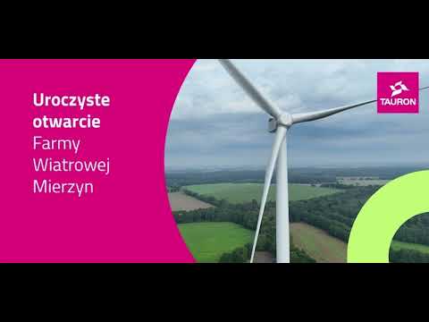 Dzisiaj w Gminie Karlino oddana do eksploatacji została farma wiatrowa firmy Tauron